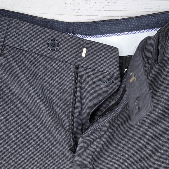 Savile Row Co. Hoxton Check Suit Dress Pants - Picture 6 of 9